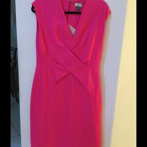 Issa London Fuchsia Pink Midi Dress